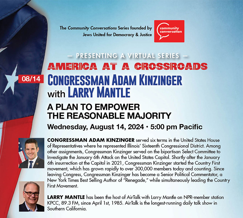 Defending Democracy: Adam Kinzinger on January 6th, Trumpism, and the Future of the GOP