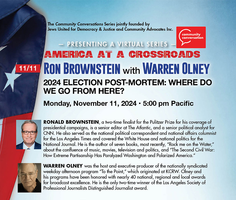 The Rise of Extremism and Authoritarianism in the 2024 Election with Ron Brownstein and Warren Olney