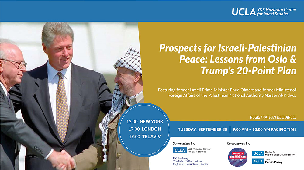 Ehud Olmert & Nasser Al-Kidwa Reflect on Peace, Leadership, and Lessons Learned